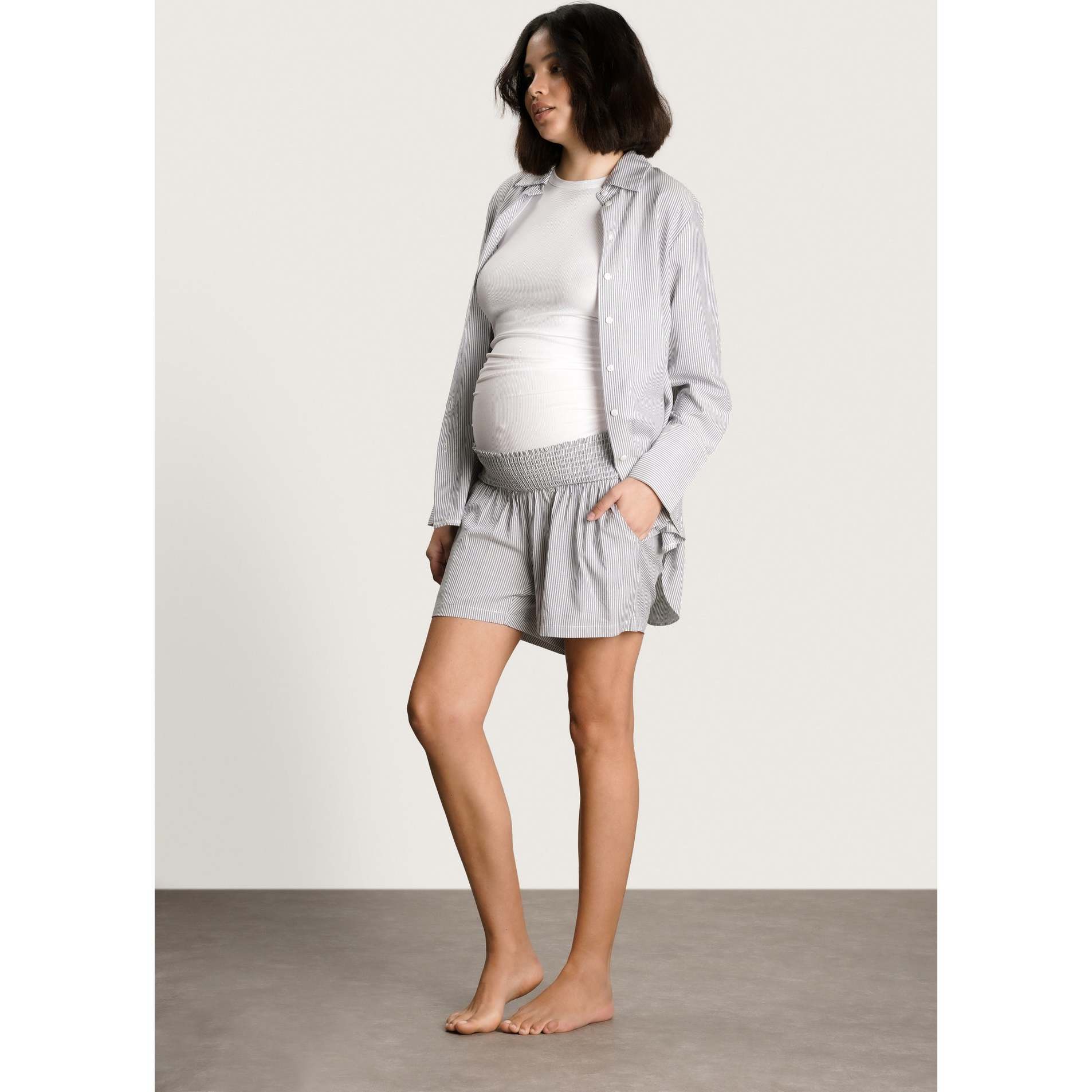 Women's The Ribbed Ruched Maternity Tank