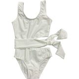 Kids Tank Tie Side Swimsuit Light Blue