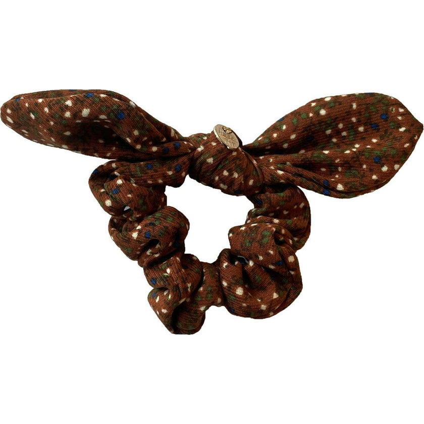 Elsie Printed Corduroy Scrunchie