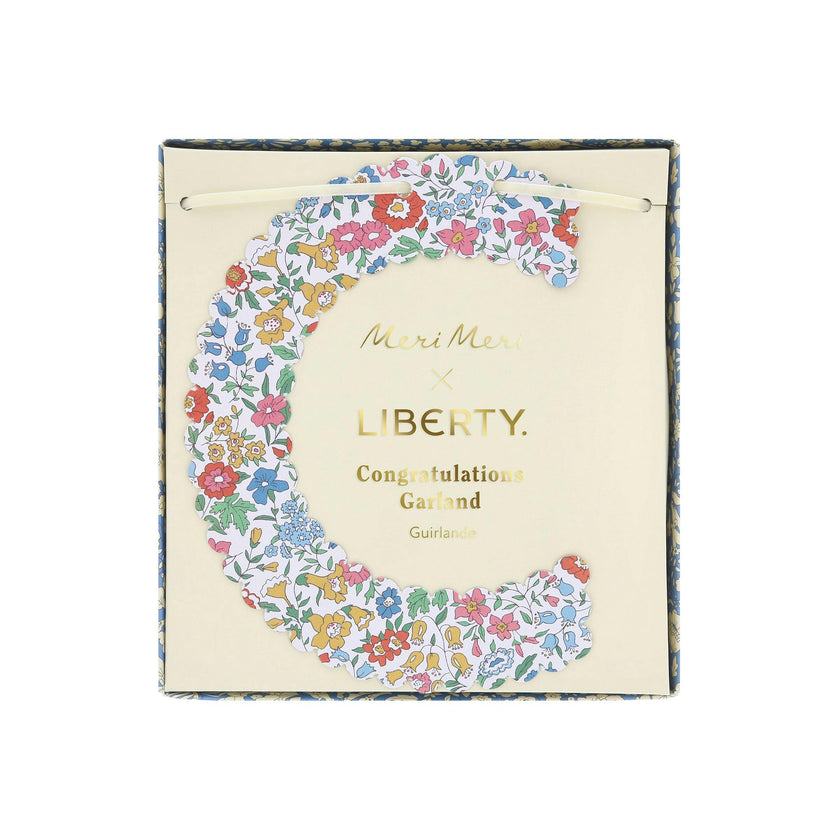 Meri Meri x Liberty Congratulations Garland