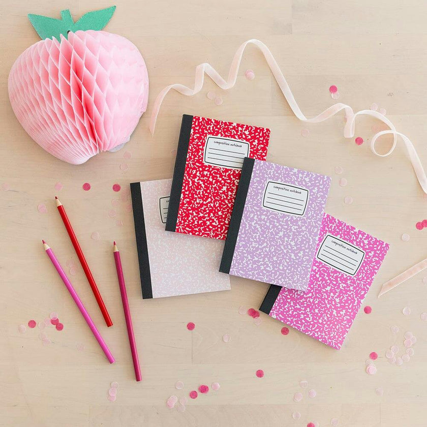 Candy Apple Mini Composition Notebook