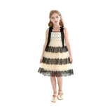 Ivory Polka Dot Sleeveless Bow Dress