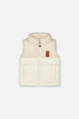 Sleeveless Mid-Season Vest Off-White