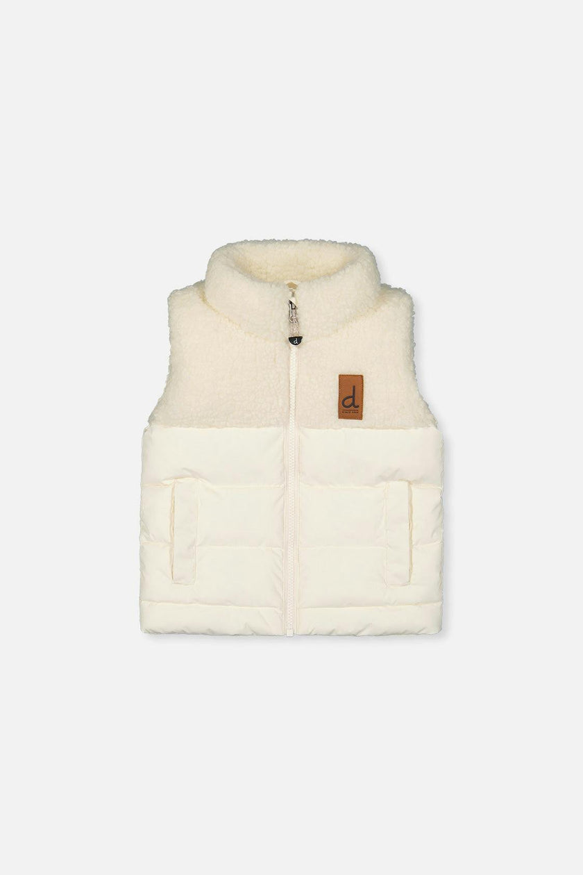 Sleeveless Mid-Season Vest Off-White
