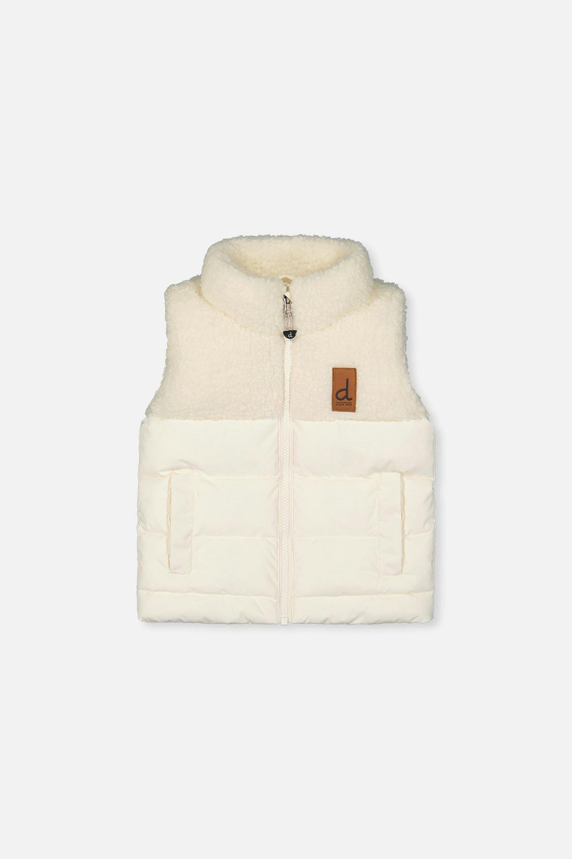 Sleeveless Mid-Season Vest Off-White