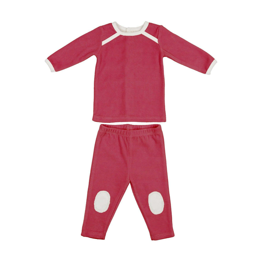 Velour Patch Lounge Set