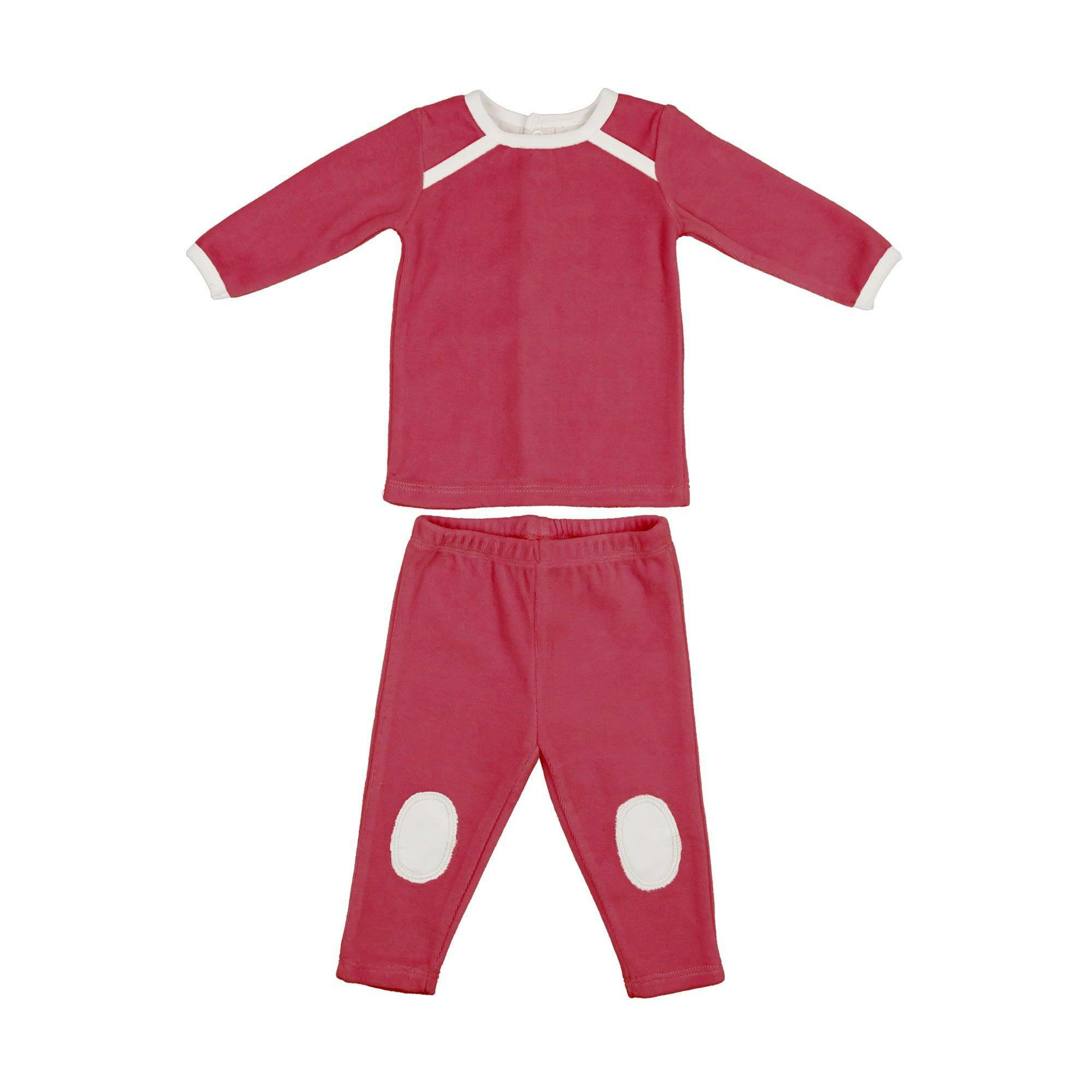 Velour Patch Lounge Set