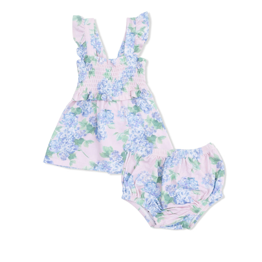 Hydrangeas - Smocked Top with Bloomer