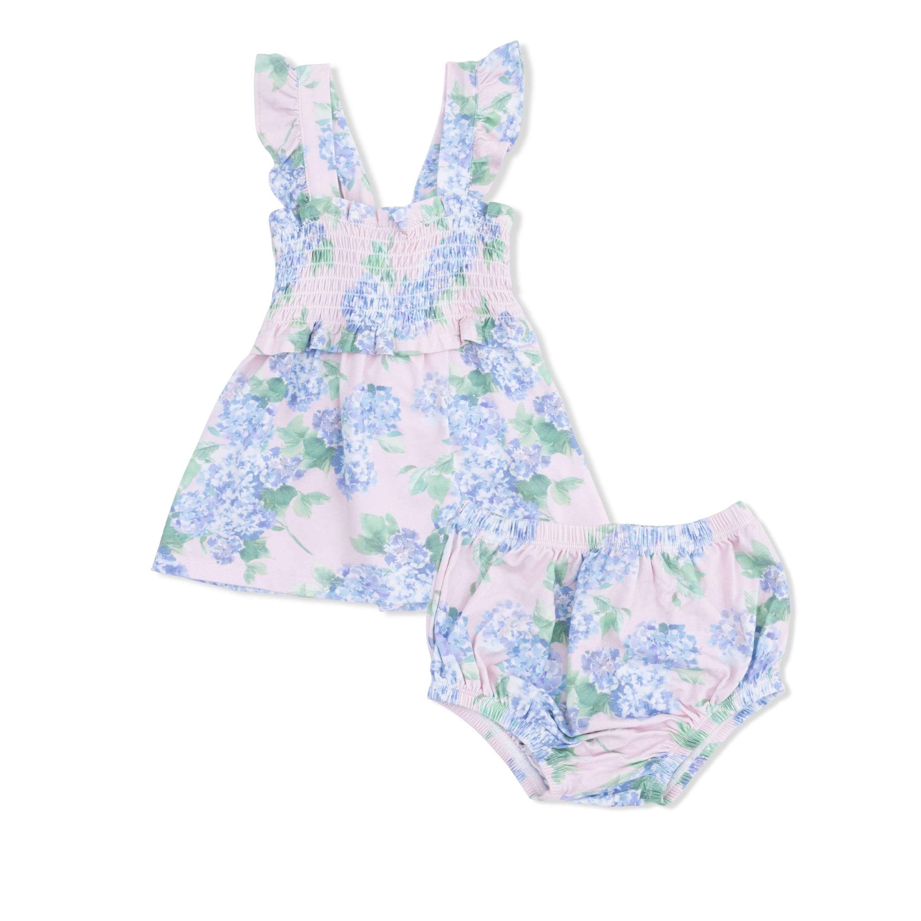 Hydrangeas - Smocked Top with Bloomer