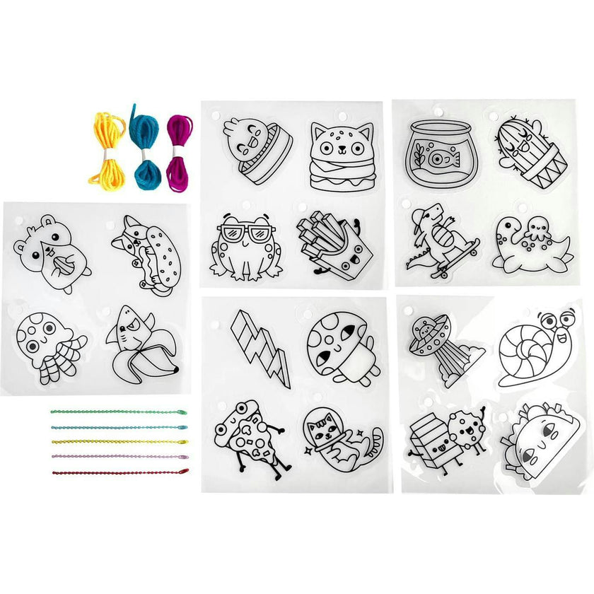 Shrink-its! DIY Shrink Art Kit - Fun Friends - 20 Charms