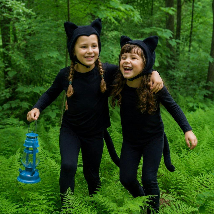 Black Cat Pajama Costume