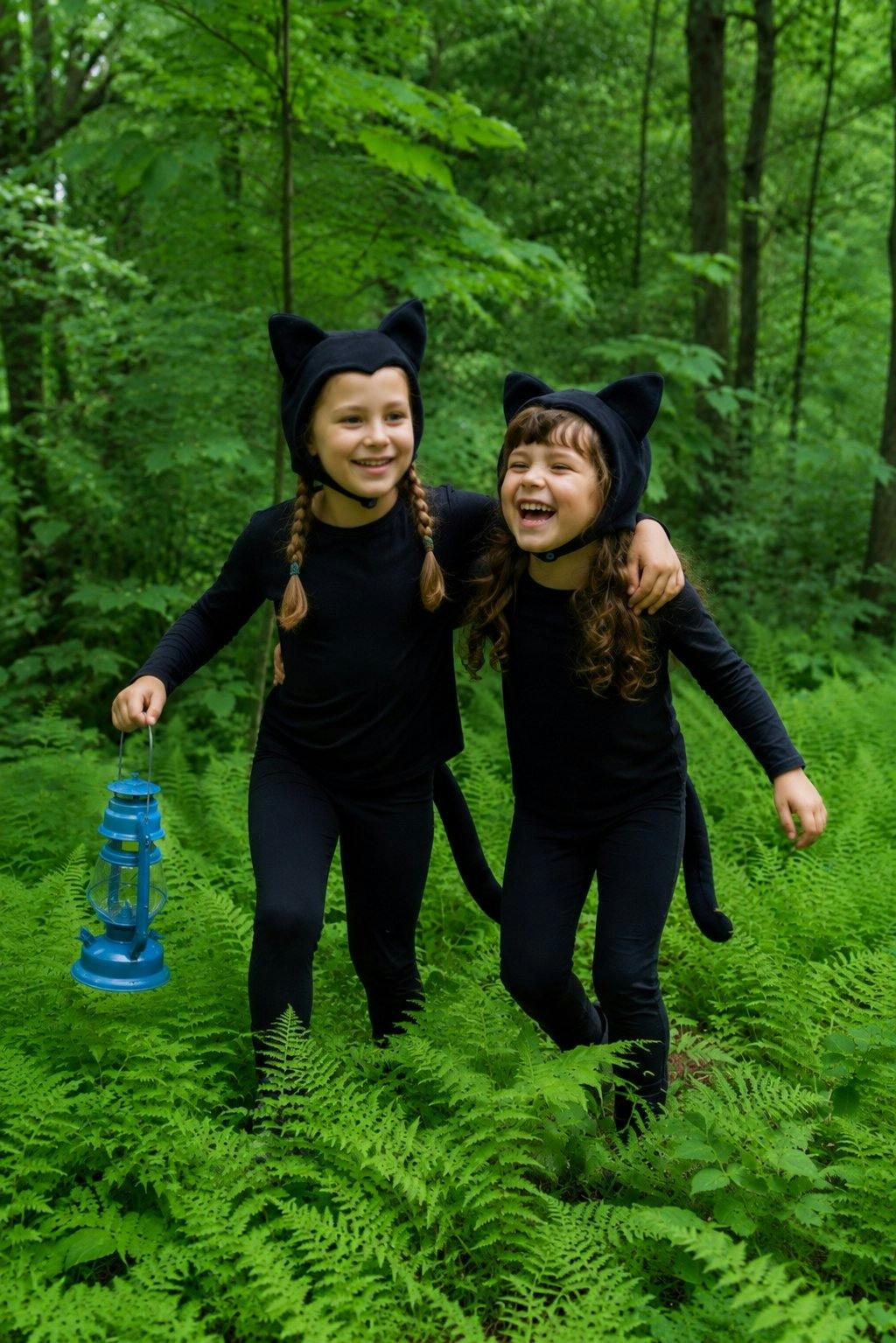Black Cat Pajama Costume