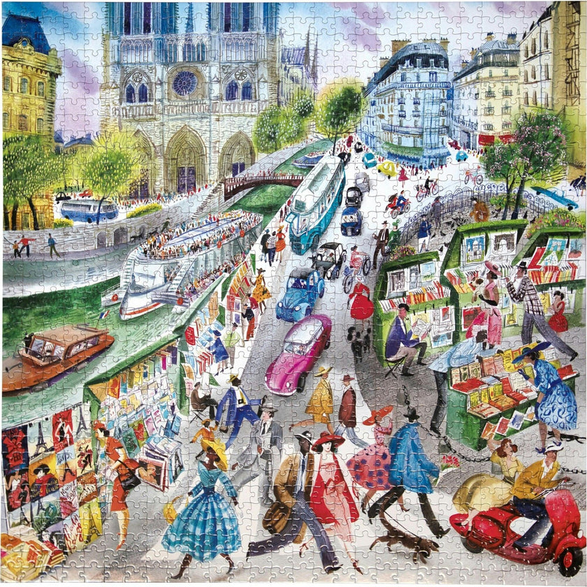 Piece & Love: Paris Bookseller - 1000 Piece Puzzle