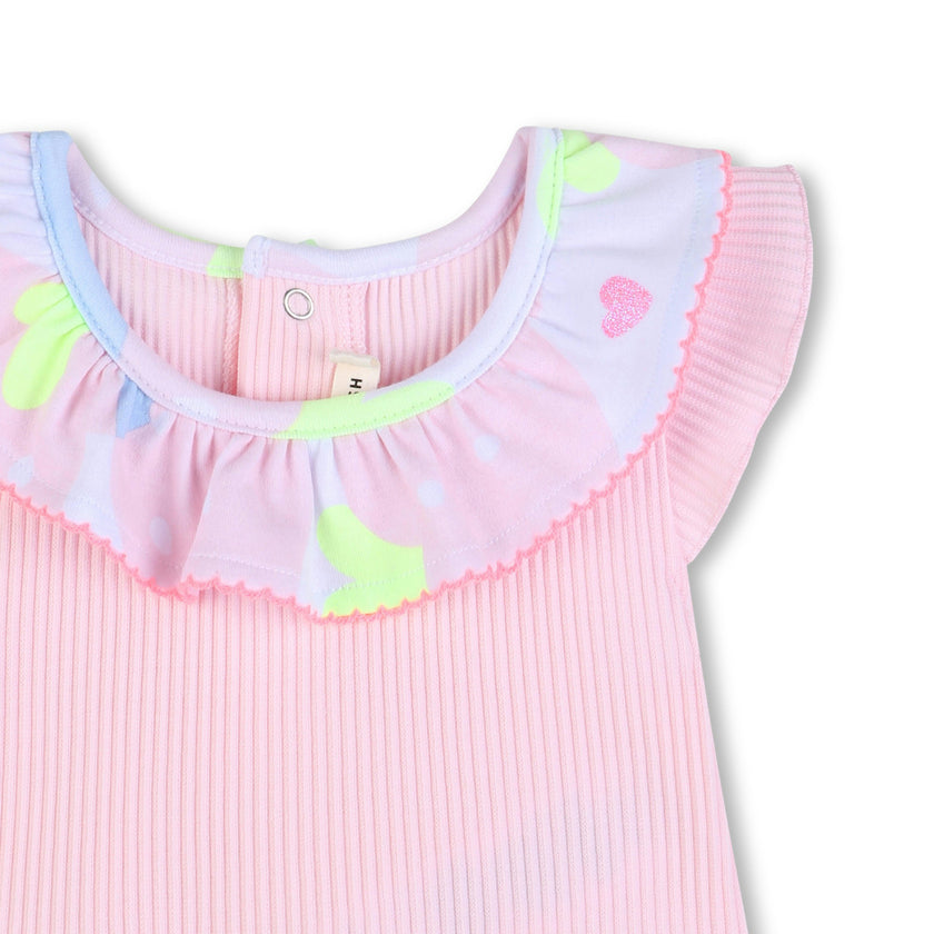 Light Pink Baby Top & Shorts Set