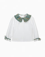 Pie Crust Jersey Top in Strawberry Thief