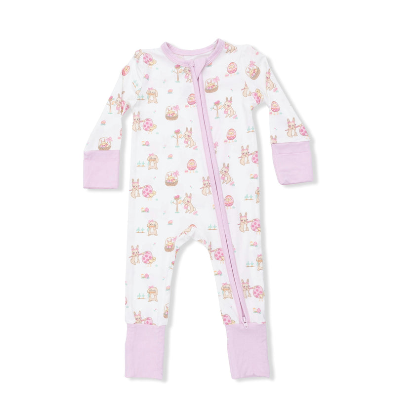 Easter Egg Hunt Pink - Convertible Romper