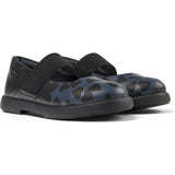 Duet Twins Leather Mary Jane Shoes, Black