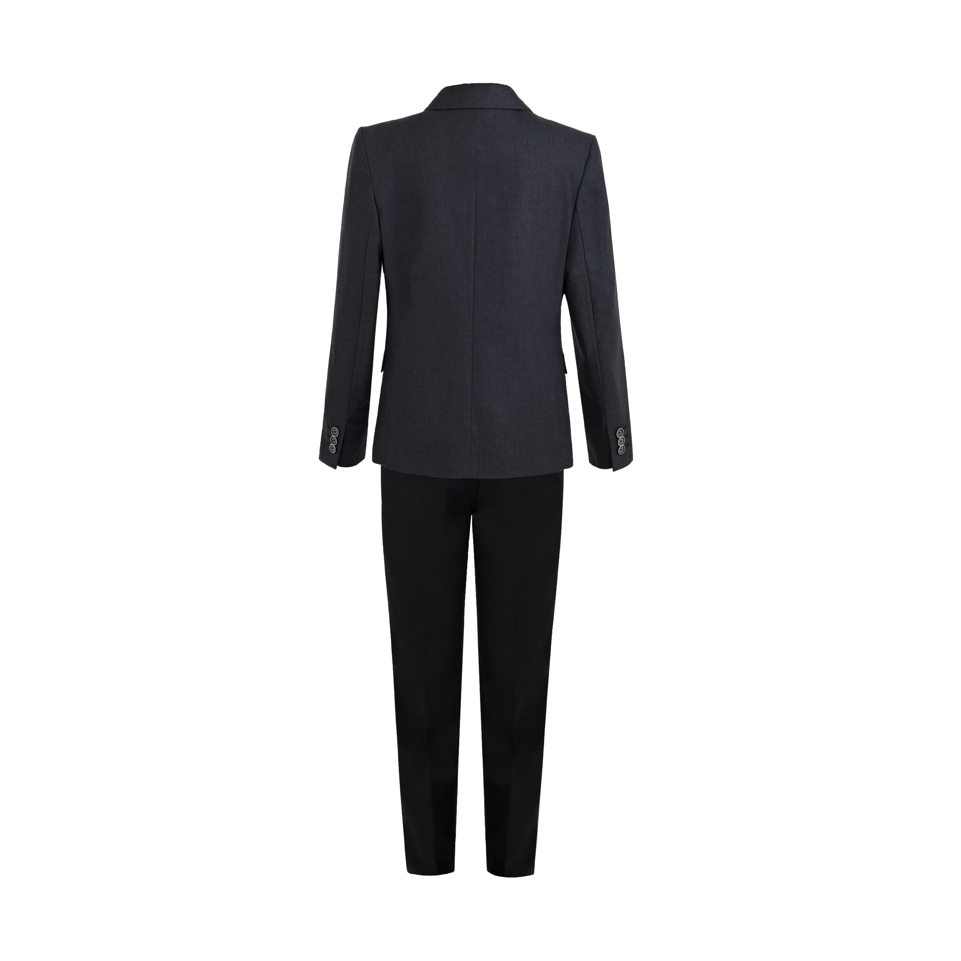 Gray Edward Structured Blazer Suit Set