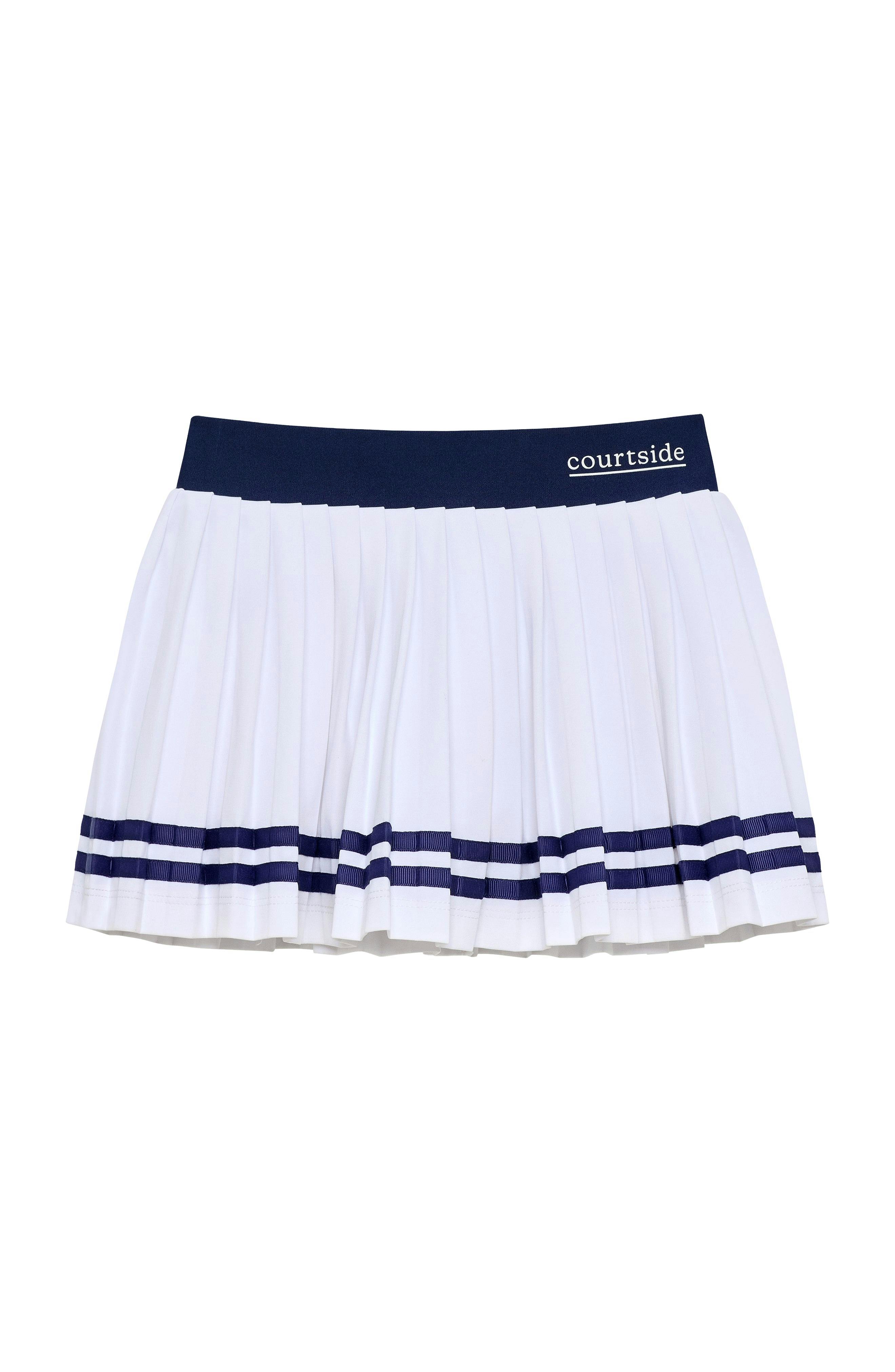 the girls league white skort