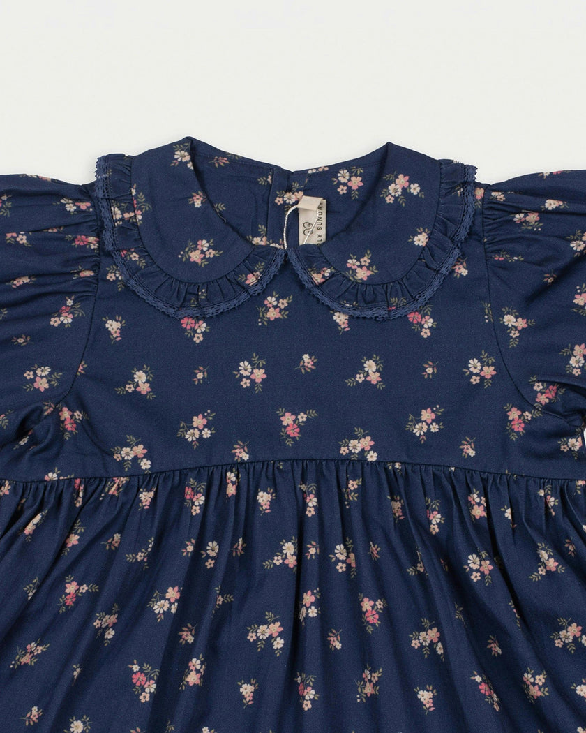 Marguerite Dress - Ditsy Bouquet Navy