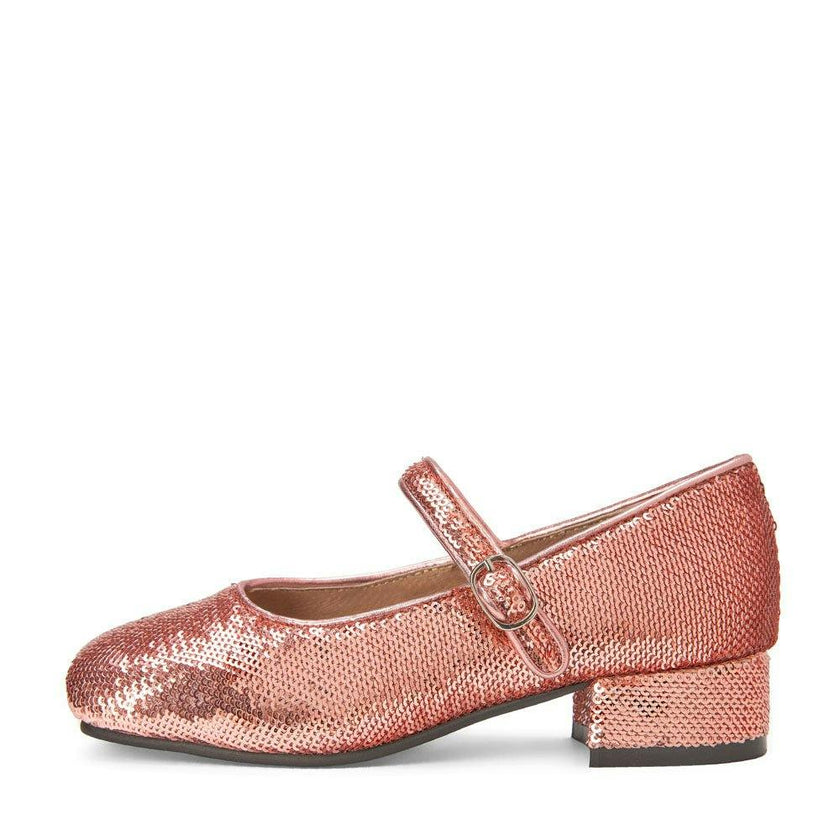 Agnese Heeled Sequins Mary Jane Shoes