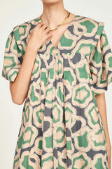 Belem Caftan in Marine Puddles