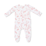 Ballet Toile - 2 Way Ruffle Back Zipper Footie