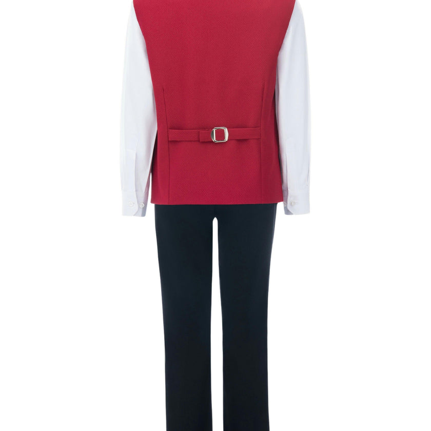 Red Lachlan Vest Outfit Set