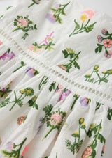 Emely Embroidered Mini Dress