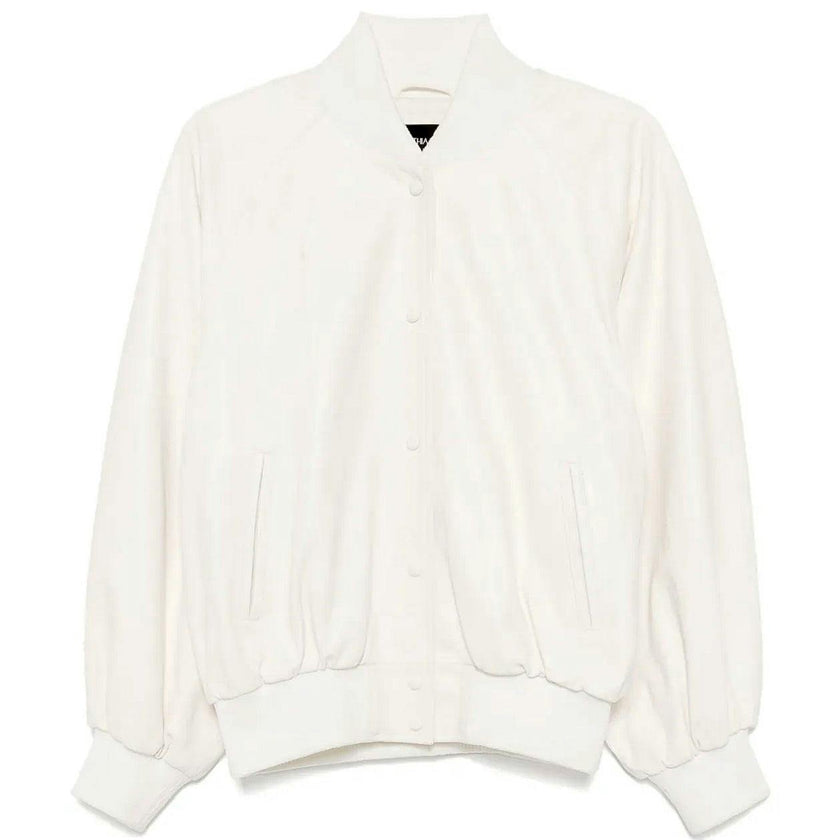 Downtown Leather Bomber Jacket