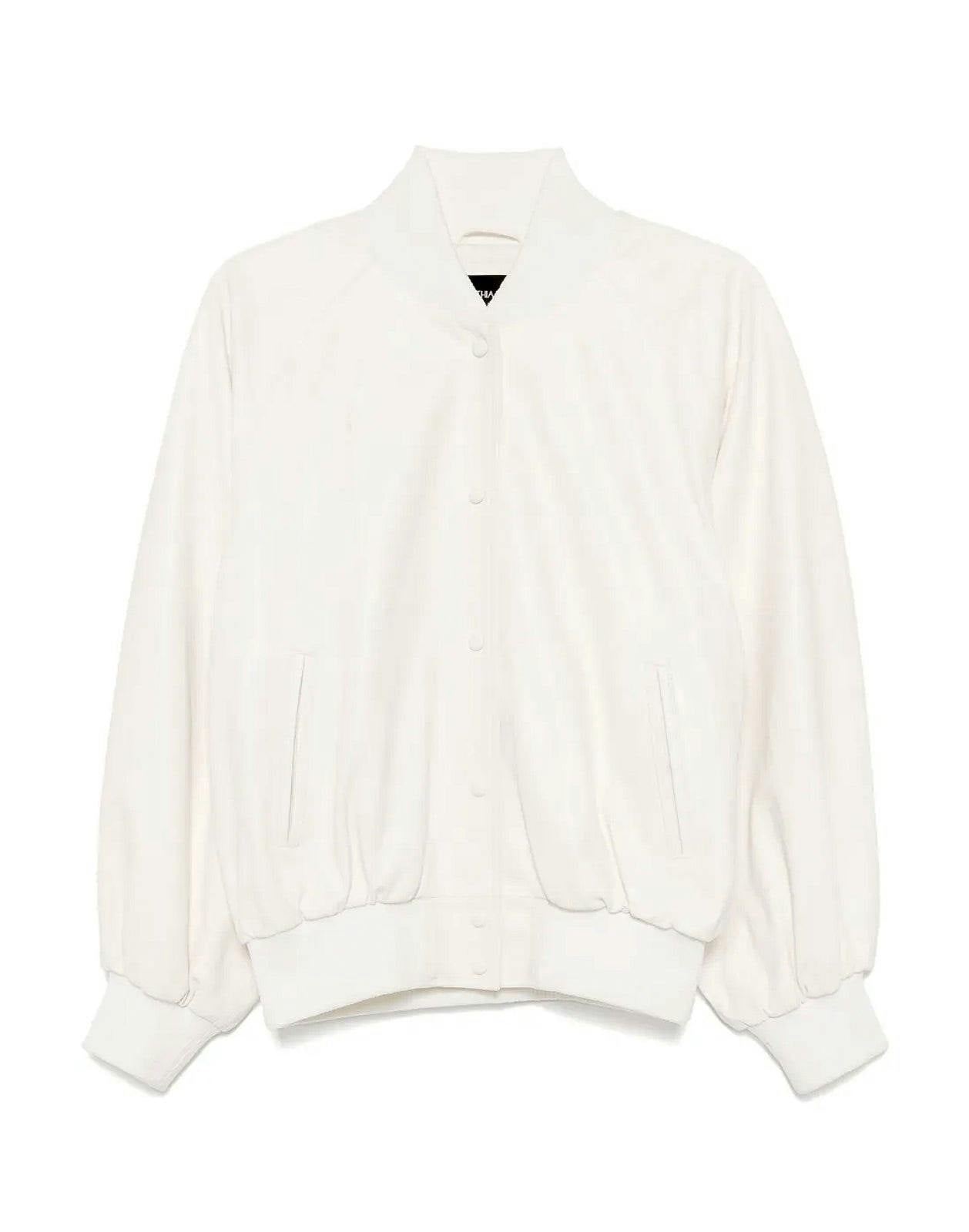 Downtown Leather Bomber Jacket