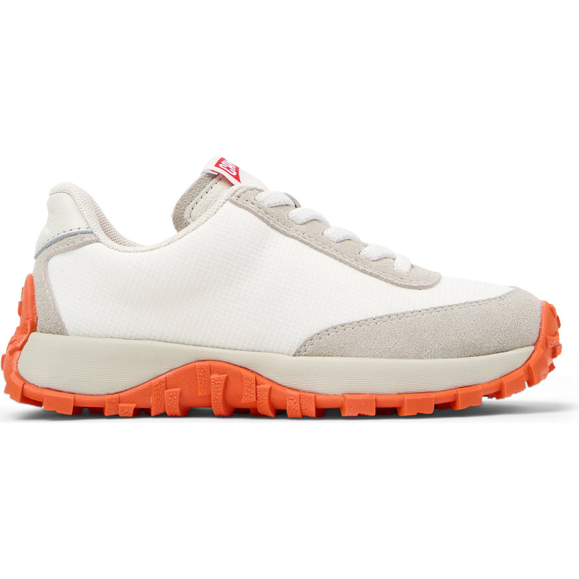 Kids Drift Trail Leather & Nubuck Sneakers, Natural