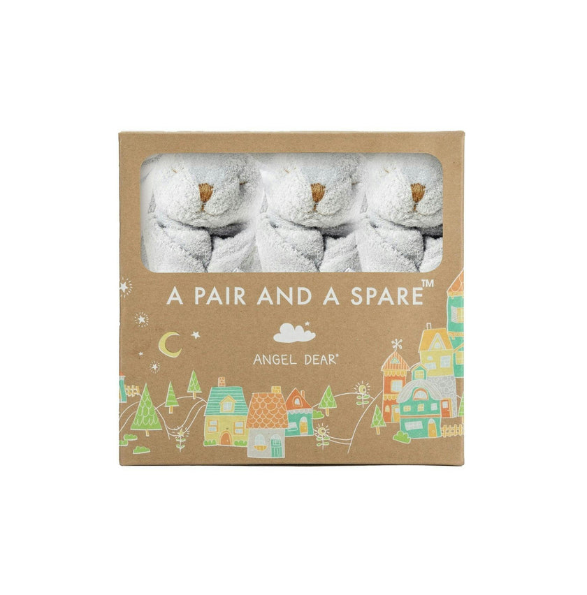 Pair and a Spare - Grey Bunny