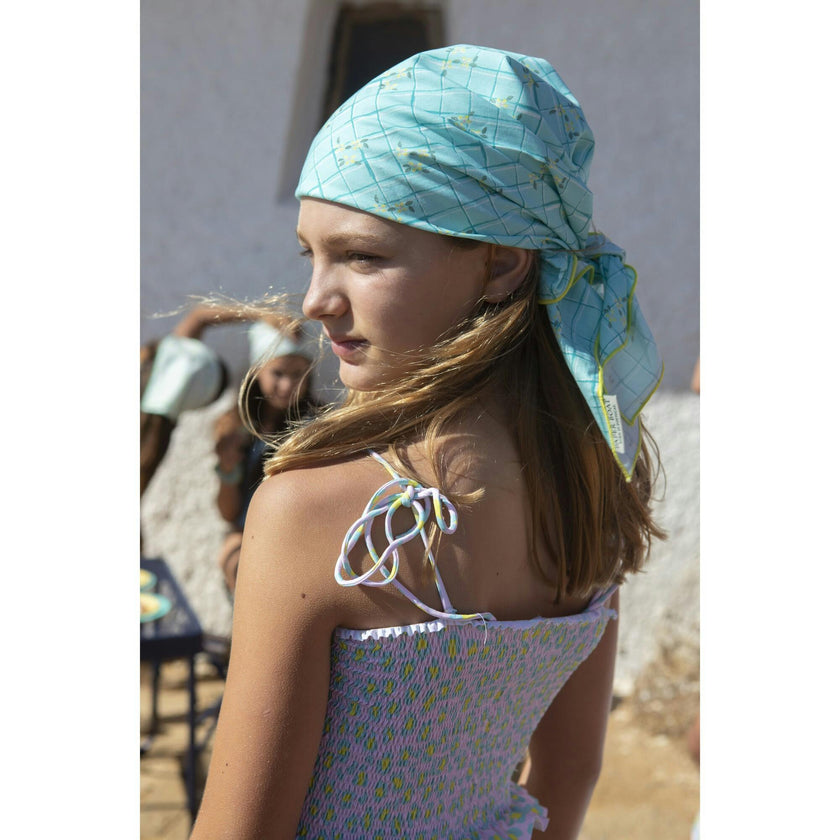 Water garden scarf