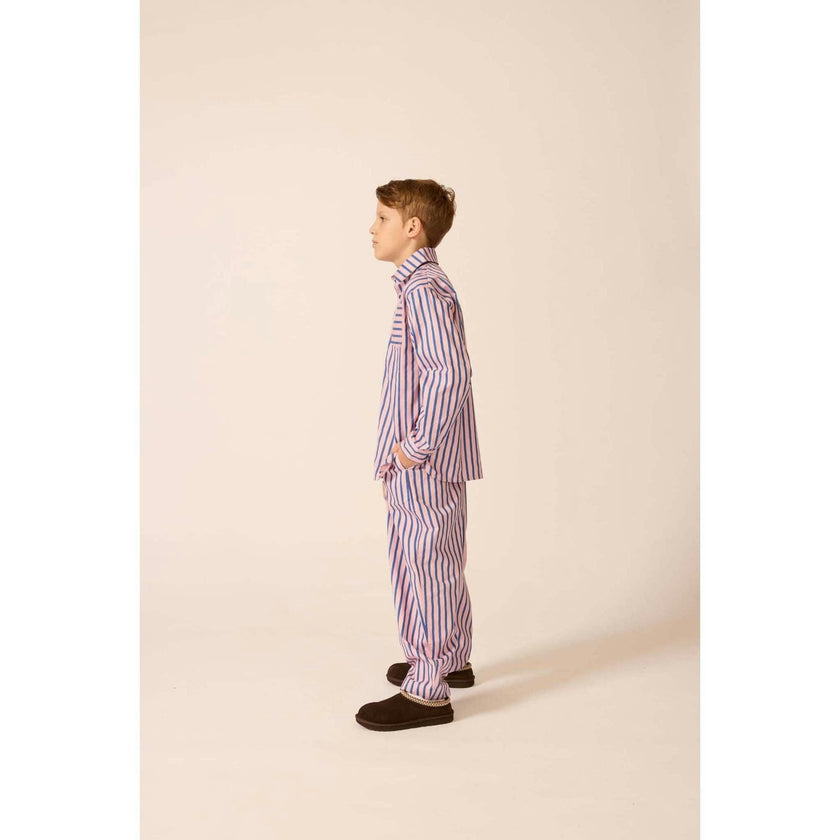 Friday Pant in Blue Note Stripe