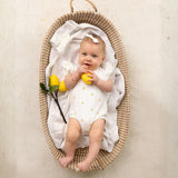 Girls Lemon Knit Romper