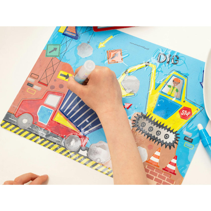 Magic Color Changing Water Placemats Set - Construction