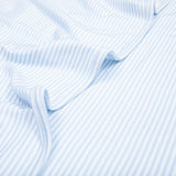 baby powder blue stripe blanket