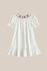 Mini Martha Dress in White