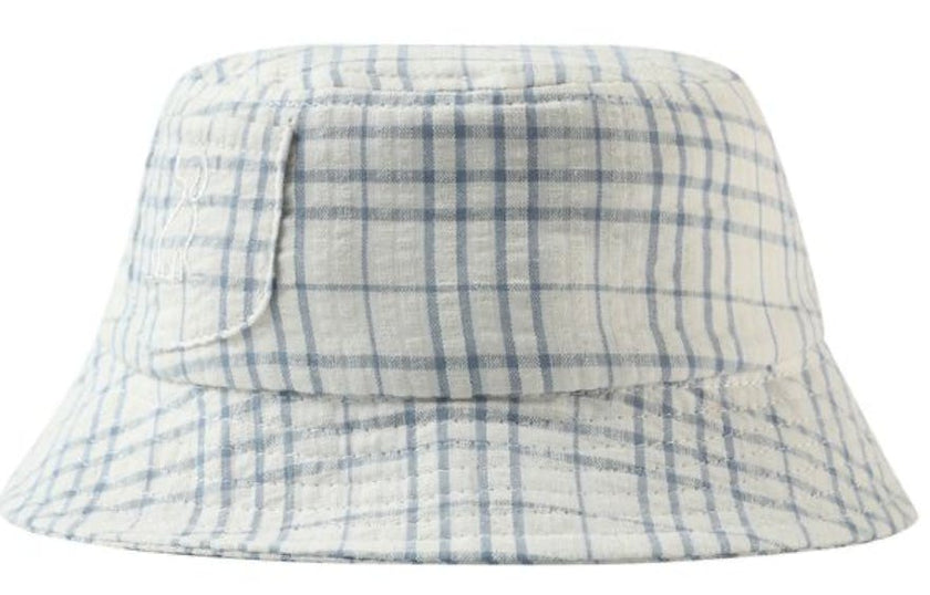 FISHERMAN Chambray/Cream Plaid Bucket Hat