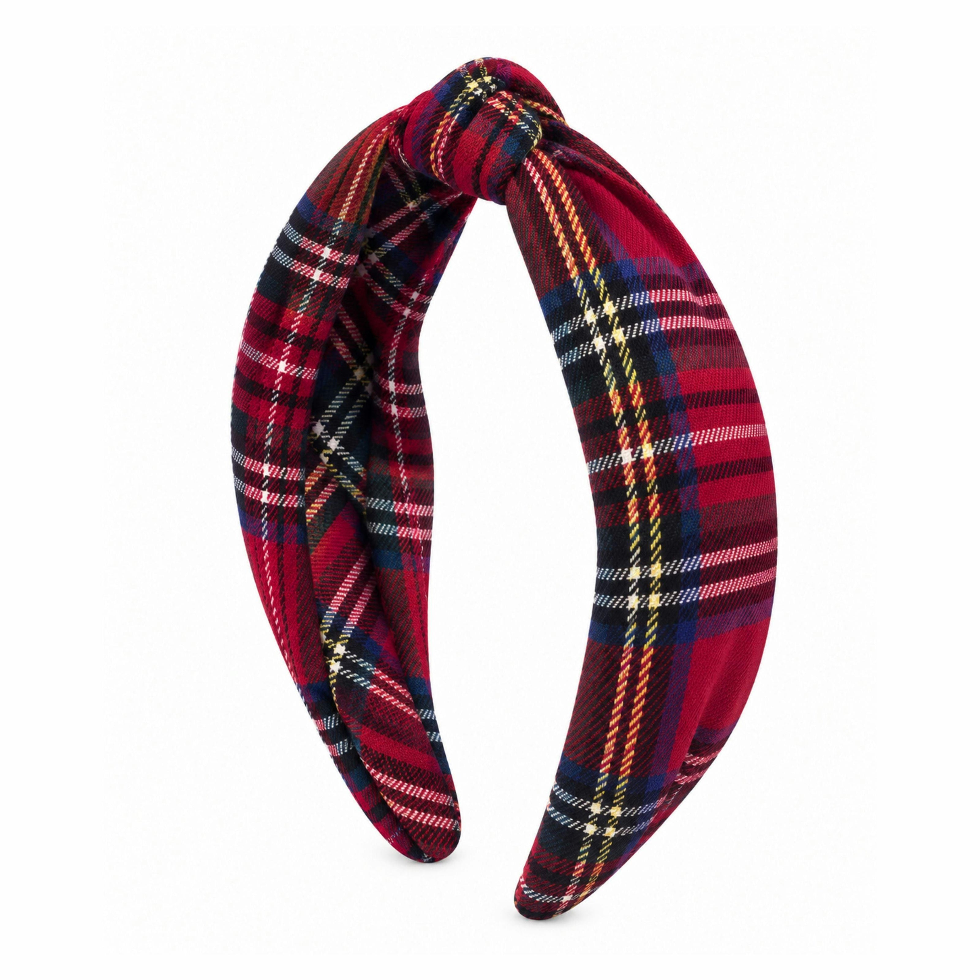 Plaid Knot Headband
