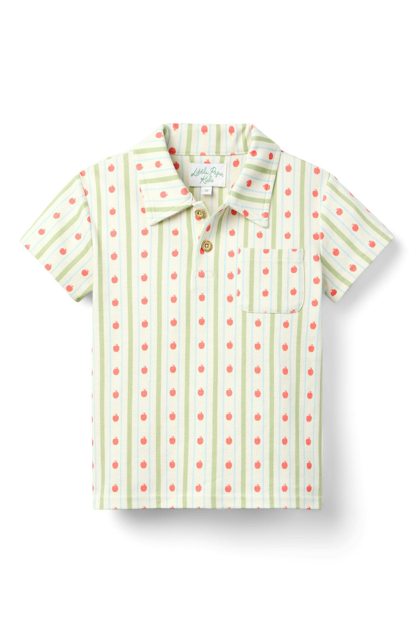 Archie Polo - Apple Stripe