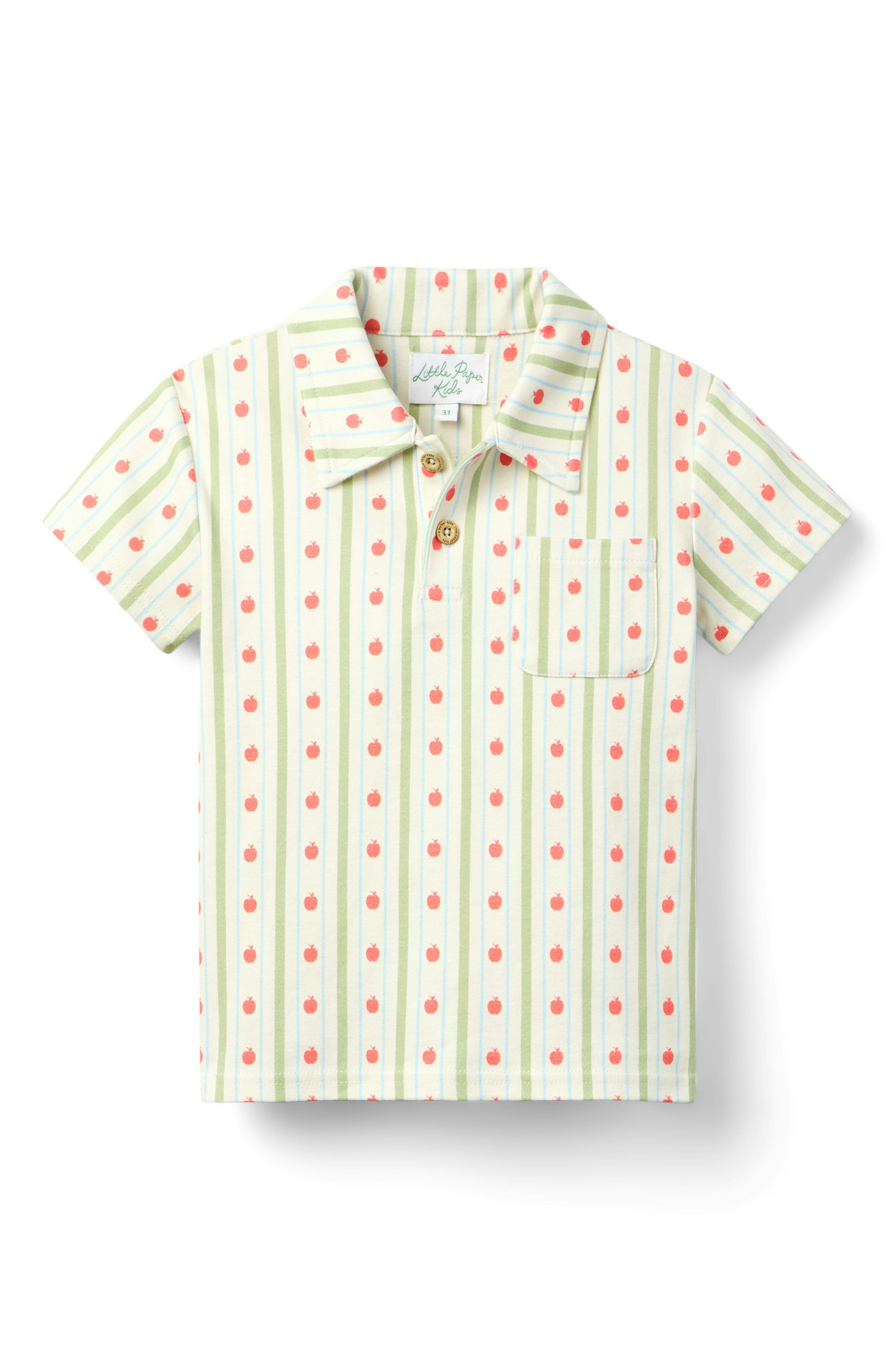 Archie Polo - Apple Stripe