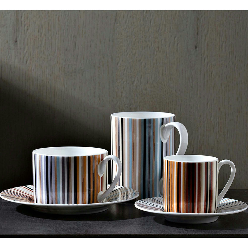 Mug Cup Stripes In Luxury Box Jenkins 148 Diam. 3"
