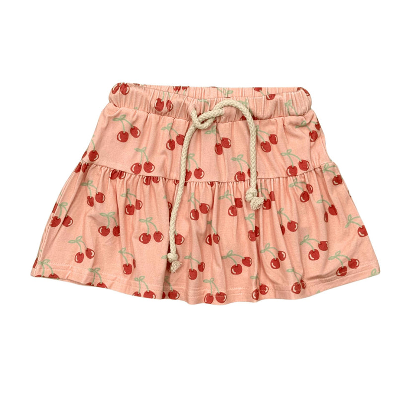 Girl's Skort in Cherries