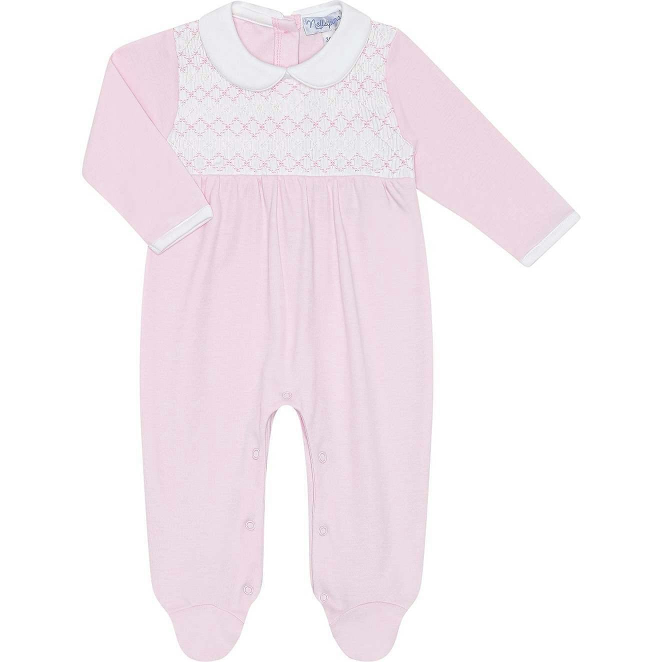 Signature Smocked Girls Footie