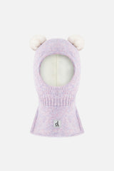 Knit Bear Balaclava Lavender