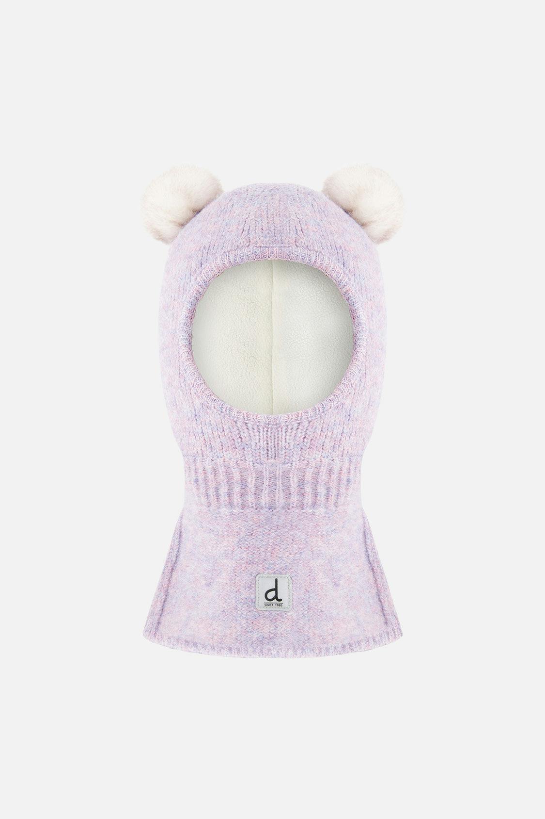Knit Bear Balaclava Lavender