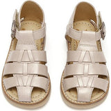 Noah Leather Fisherman Sandal, Pink