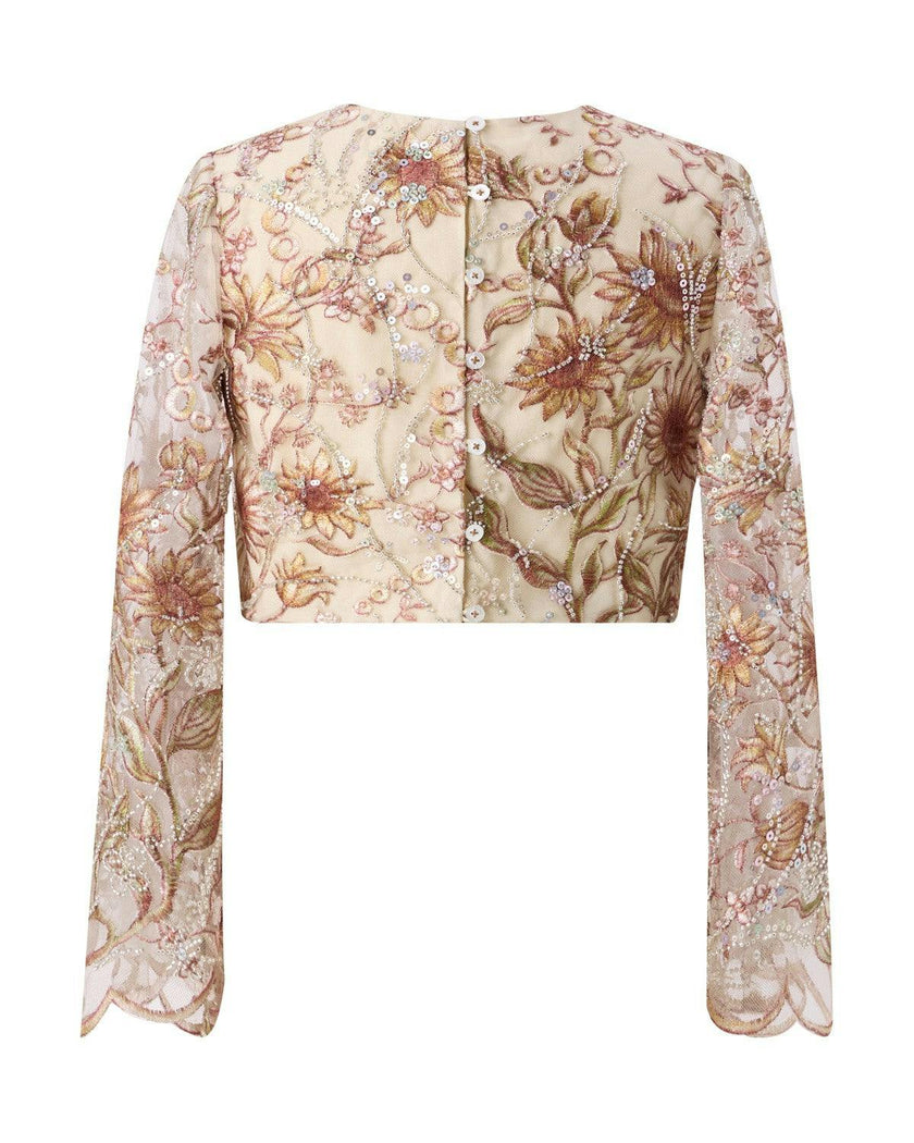 Starla Sequin Embroidered Top